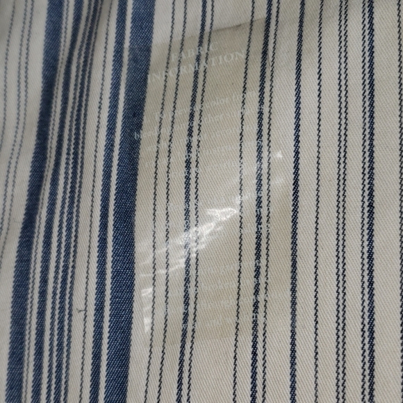 TWO/Vince Camuto NEW Jean Classic Striped Denim Skirt Business Casual Mini - Picture 3 of 14